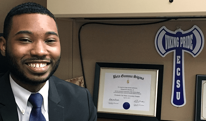 Robert Boone is a Presidential Scholar at the UNC System Office in Chapel Hill, but no matter where he goes, he’ll always be a Viking at heart.