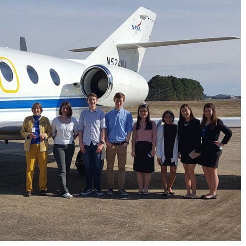 Two teams of NCSSM students visited Langley Research Center earlier this spring as part of the NASA Hunch program. Now, they are racing against a May deadline to built prototype hardware for potential flights to the International Space Station.