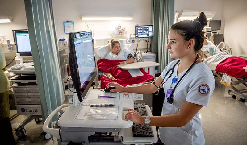 Nurses working