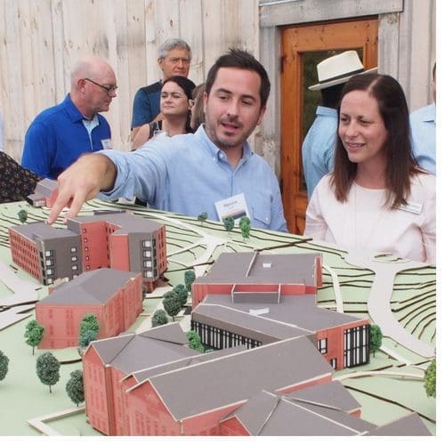 Scale model of new campus opening in 2021