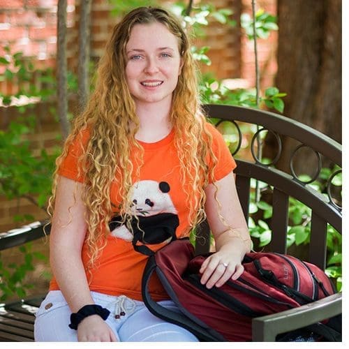 Freshman Shelby Watson received a Critical Language Scholarship from the U.S. Department of State to study Chinese in Taiwan.
