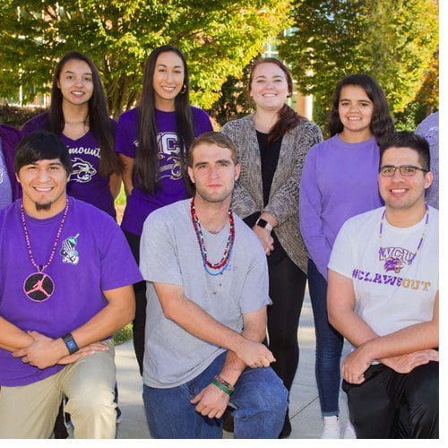 Members of the student organization Digali’i work to foster Native American culture on campus.