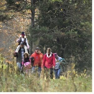 A 2.2-mile section of Carolina Thread Trail weaves through a 358-acre permanently conserved area, protected by Catawba Lands Conservancy (CLC) within the Girl Scouts’ Dale Earnhardt Environmental Leadership Campus at Oak Springs in Iredell County.